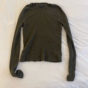 American eagle green thin sweater